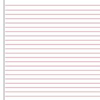 Lined paper from a notebook vector