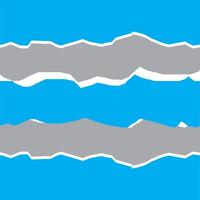Set of torn paper sheets. Template for notes, banners, scraps, advertising. vector
