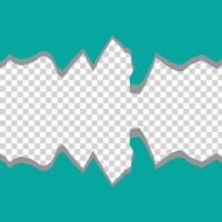 Set of torn paper sheets. Template for notes, banners, scraps, advertising. vector