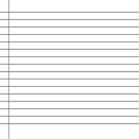 Lined paper from a notebook vector