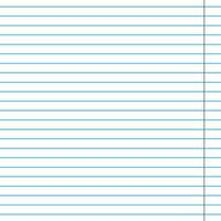 Lined paper from a notebook vector