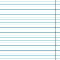 Lined paper from a notebook vector