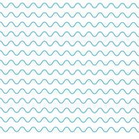 set of wavy zigzag lines vector