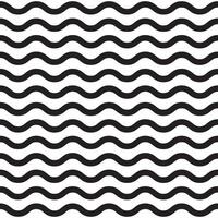 set of wavy zigzag lines vector
