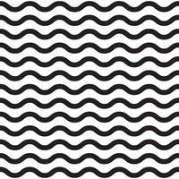 set of wavy zigzag lines vector