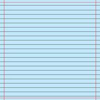 Lined paper from a notebook vector