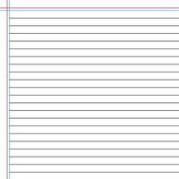 Lined paper from a notebook vector