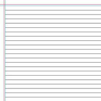 Lined paper from a notebook vector