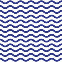set of wavy zigzag lines vector