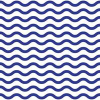 set of wavy zigzag lines vector