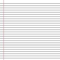 Lined paper from a notebook vector