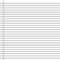 Lined paper from a notebook vector