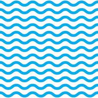 set of wavy zigzag lines vector