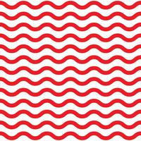 set of wavy zigzag lines vector