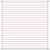 Lined paper from a notebook vector