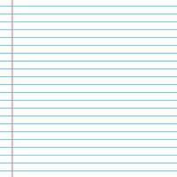 Lined paper from a notebook vector