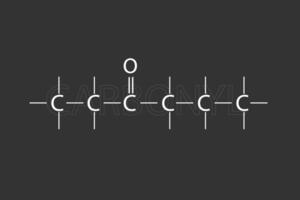 Carboxyl molecular skeletal chemical formula vector