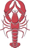 lobster without background vector