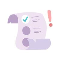 task vector icon element illustration in cartoon style design