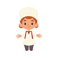 children cook vector illustration. Little chef vector illustration design