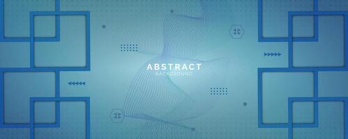 Futuristic light blue abstract background with lines and shadow, geometric shape overlap layers, graphic pattern banner template design vector