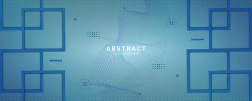 Futuristic light blue abstract background with lines and shadow, geometric shape overlap layers, graphic pattern banner template design vector