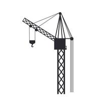 Tower Crane Icon Vector Illustration