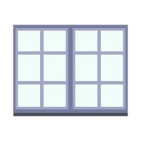 French Window Icon Vector Illustration