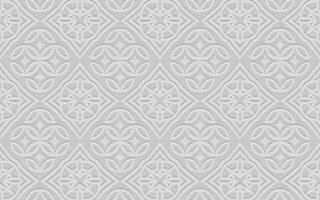 Arábica modelo Ramadán Mubarak musulmán estrella modelo simple. flor cuadrado diseño. islámico modelo antecedentes. circulo modelo islámico flor vector. oro, blanco textura antecedentes vector