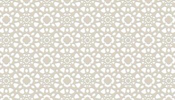 Arabic pattern ramadan mubarak muslim star pattern simple. Flower square design. Islamic pattern background. Circle pattern islamic flower vector. Gold, White Texture Background vector