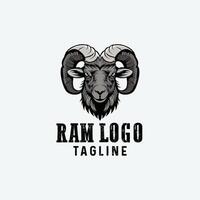 vector logo illustration of ram