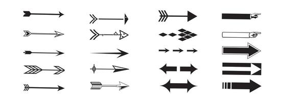 flechas conjunto de vector íconos