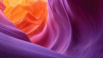 AI generated the bright colors of the destroyed sandstone rock in the canyon. USA. Arizona photo