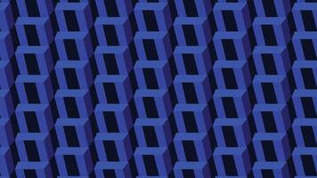 Abstract spiral wavy round line net vortex style creative background in dark blue vector