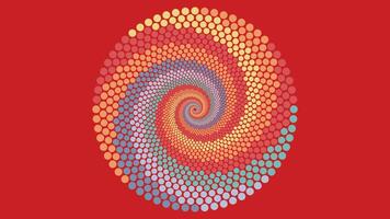 Abstract summer color spiral vortex background. vector