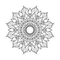 Mandalas for coloring book. Decorative round ornaments. vector