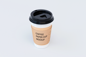 caffè tazza modello superiore Visualizza psd