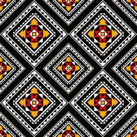 Geometric seamless ethnic pattern. Geometric ethnic pattern can be used in fabric design for clothes, wrapping, textile, embroidery, carpet, tribal pattern vector