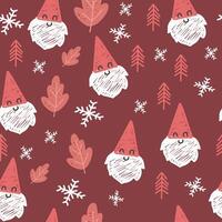 cute Santa Claus pattern. can be used for background. fits the Christmas theme vector