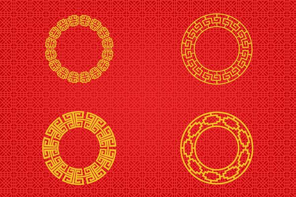 Chinese Oriental Border Ornament