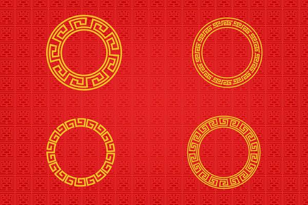 Chinese Oriental Border Ornament