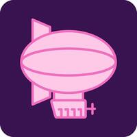 dirigible vecto icono vector