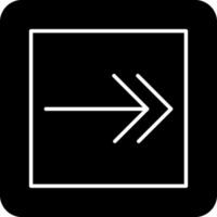 Right Arrow Vecto Icon vector