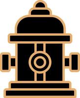 Fire Hydrant Vecto Icon vector