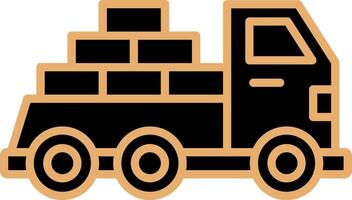 Logistics Delivery Truck Vecto Icon vector