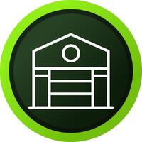 Warehouse Creative Icon Design vector