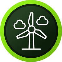 Wind Power Creative Icon Design vector