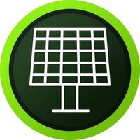 Solar Panel Creative Icon Design vector