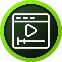 Video Creative Icon Design vector