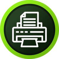 Printer Creative Icon Design vector